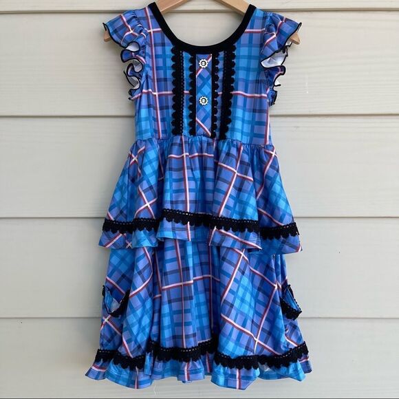Charlie’s Project Toddler Girls Tiered Twirly Dress Size 3/4T Pinafore Wedding - Picture 10 of 10